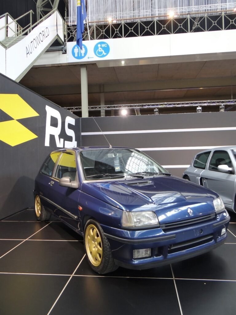 Renault 120 Years exhibition, Autoworld Brussels. Renault Clio Williams