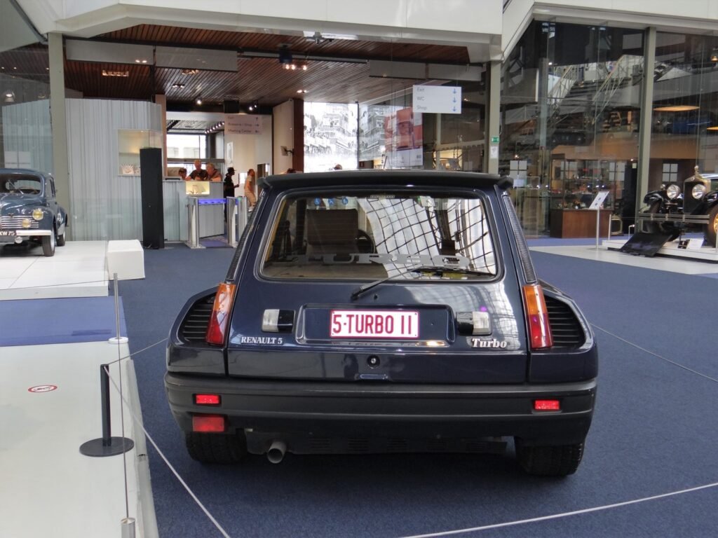 Renault 120 Years exhibition, Autoworld Brussels. Renault 5 Turbo