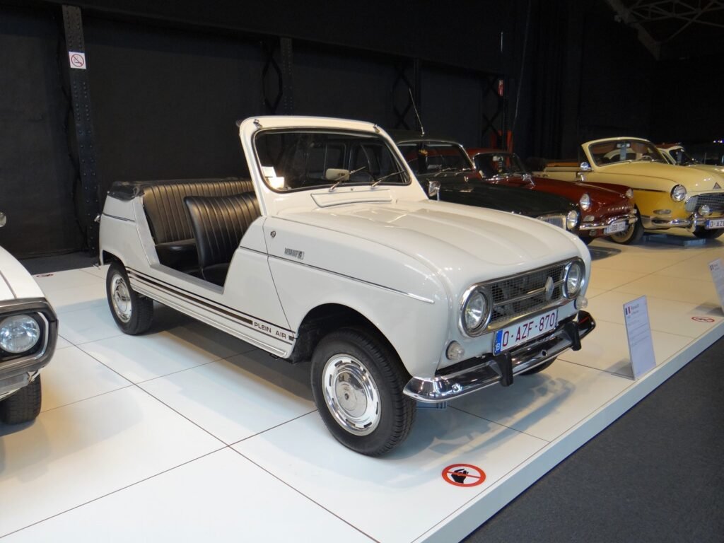 Renault 120 Years exhibition, Autoworld Brussels, Renault 4 Plein Air