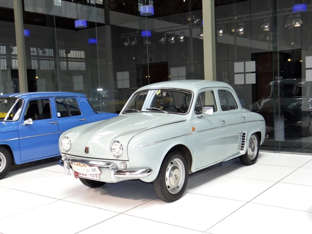 Renault 120 Years exhibition, Autoworld Brussels. Renault Dauphine Gordini
