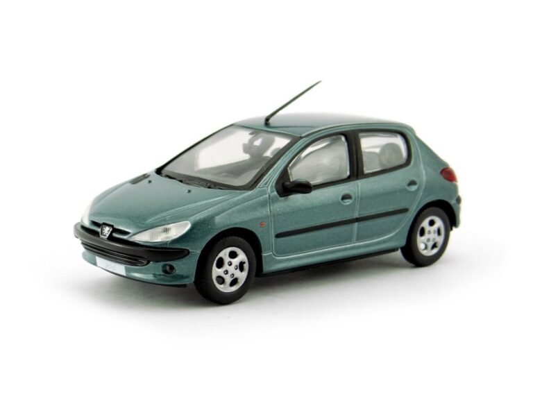 Peugeot 206 XT 1998 by Norev, 1/43 scale diecast modelc car