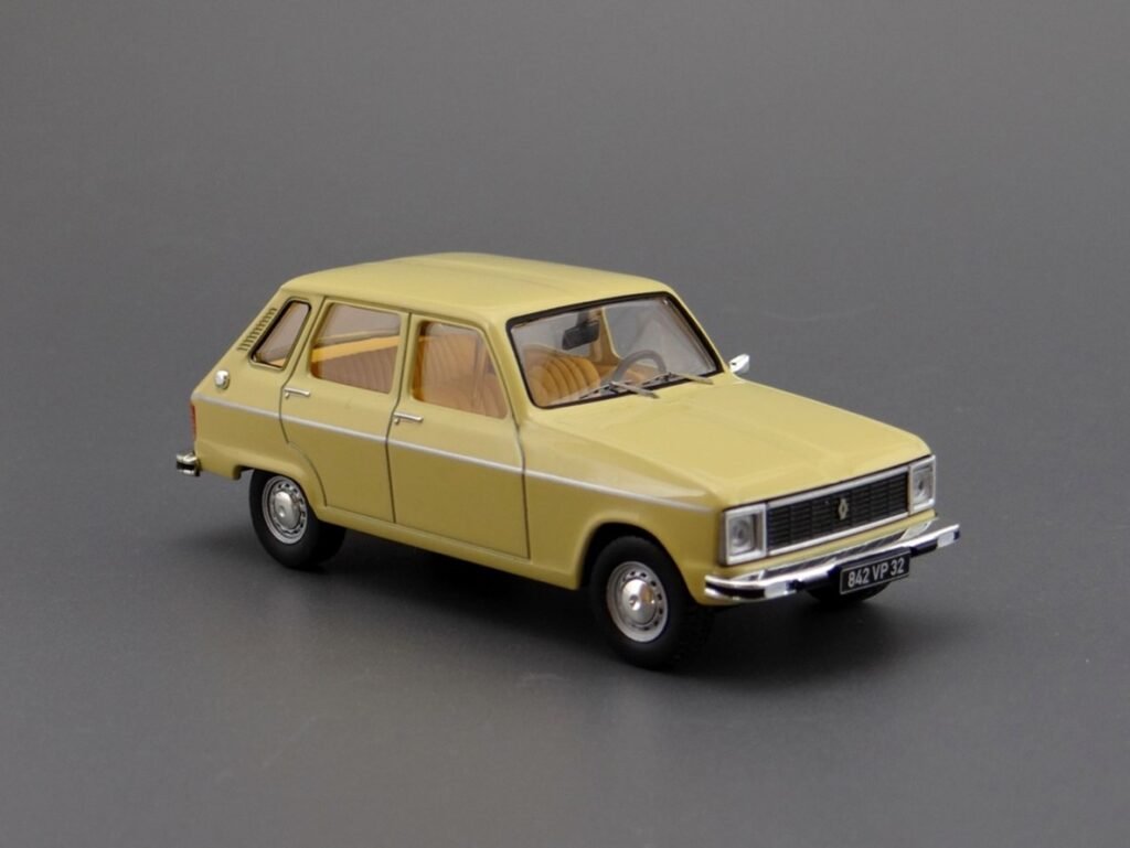 Renault 6 TL 1977 by Odeon, 1/43 scale diecast model car.