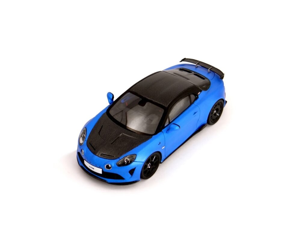 Alpine A110 R 1:43 scale model by Schuco view from above