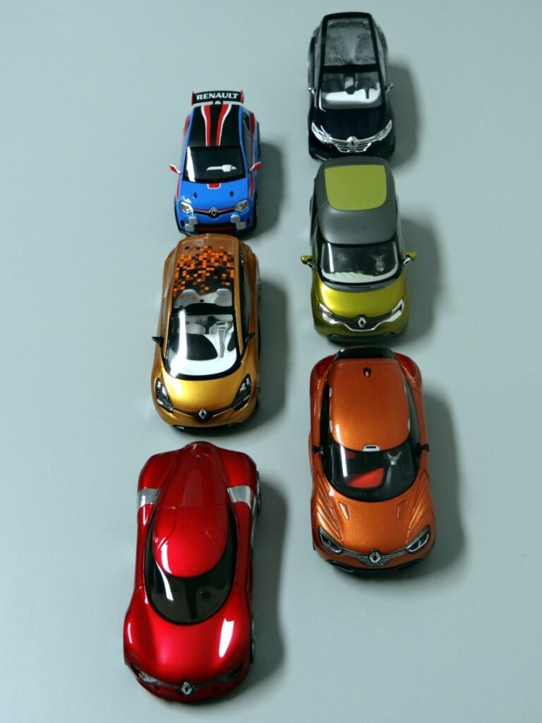 Renault Concept cars 1:43 scale model cars