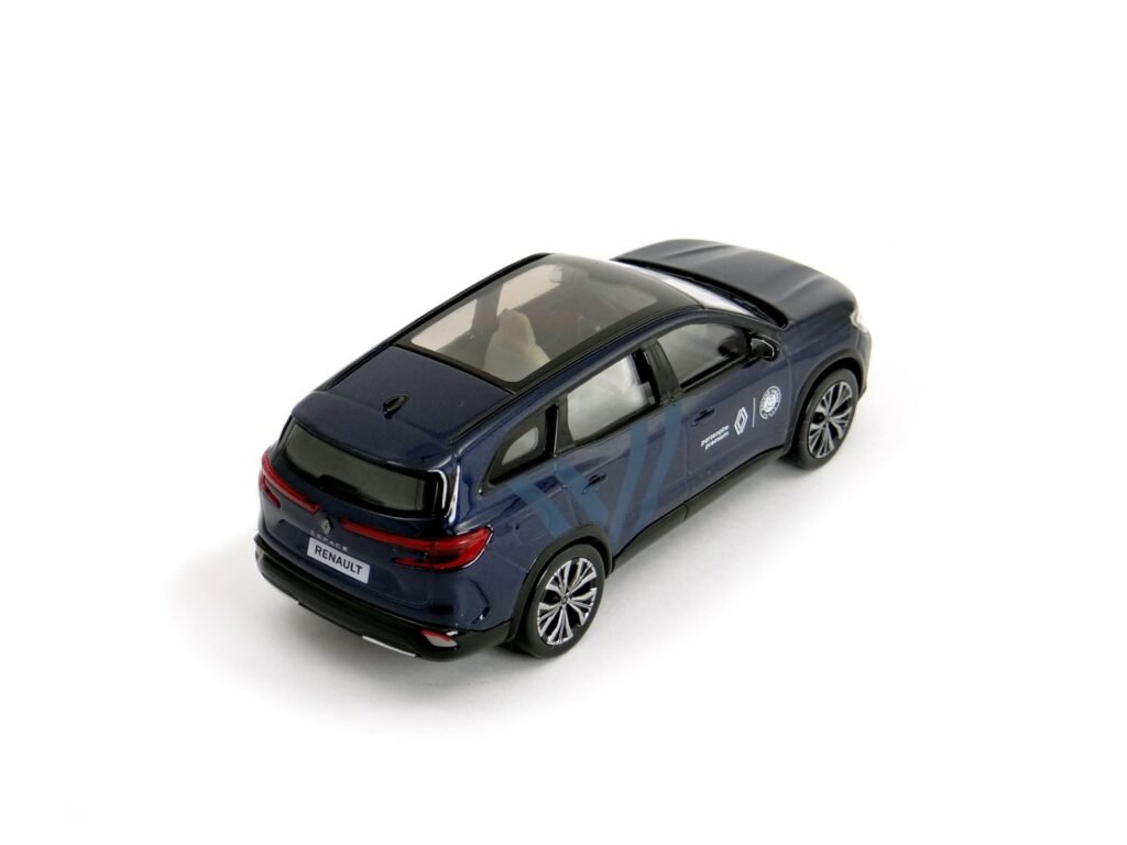 Renault Espace Roland Garros 2023 diecast model car view from above