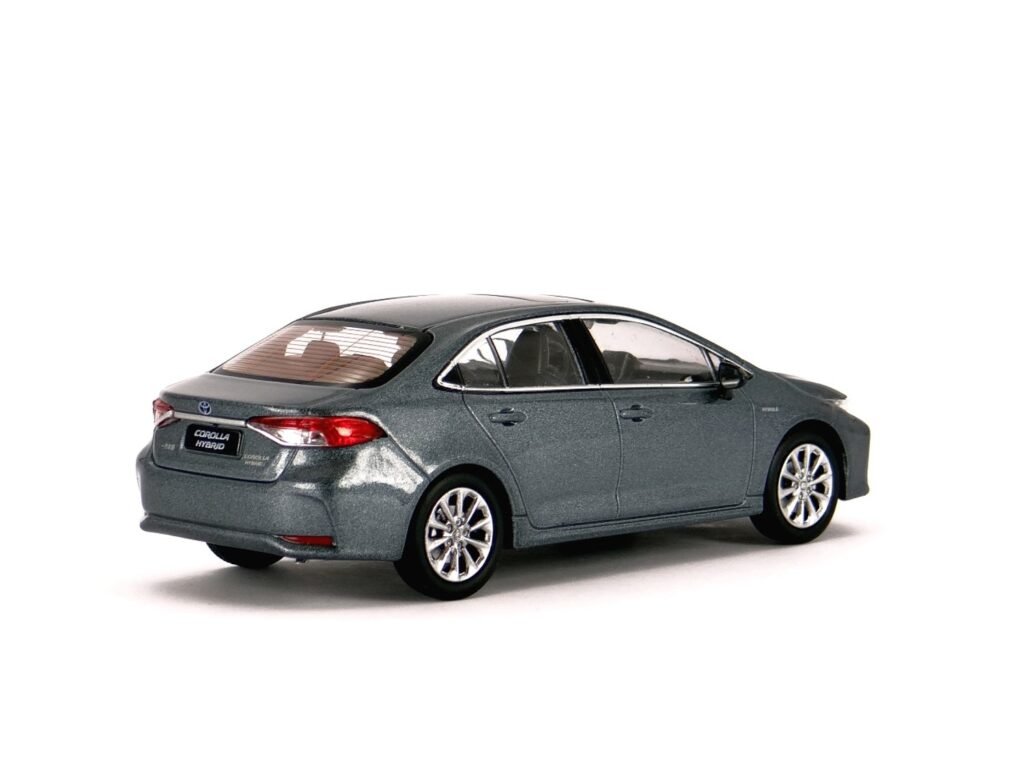 Toyota Corolla Hybrid 2019 China Promo diecast model car 1/43 scale rear three-quarters view