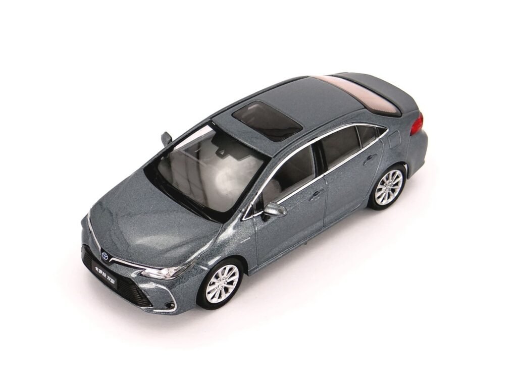 Toyota Corolla Hybrid 2019 China Promo diecast model car 1/43 scale view from above