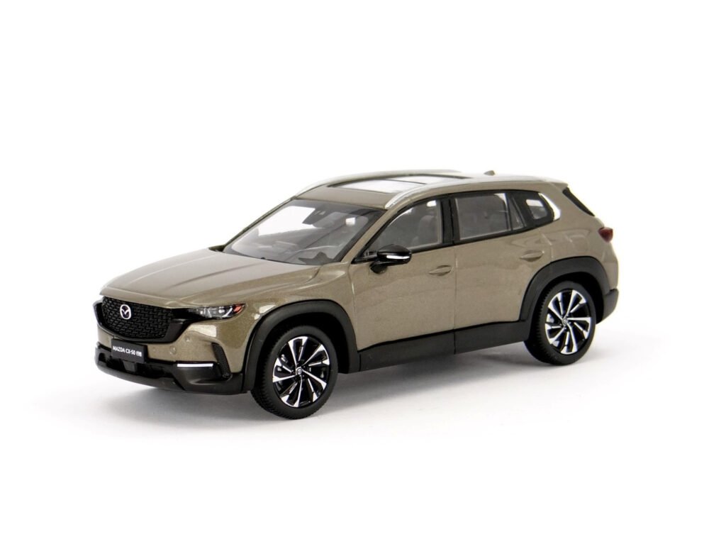 Mazda CX-50 diecast model car in 1/43 scale front three-quarters view