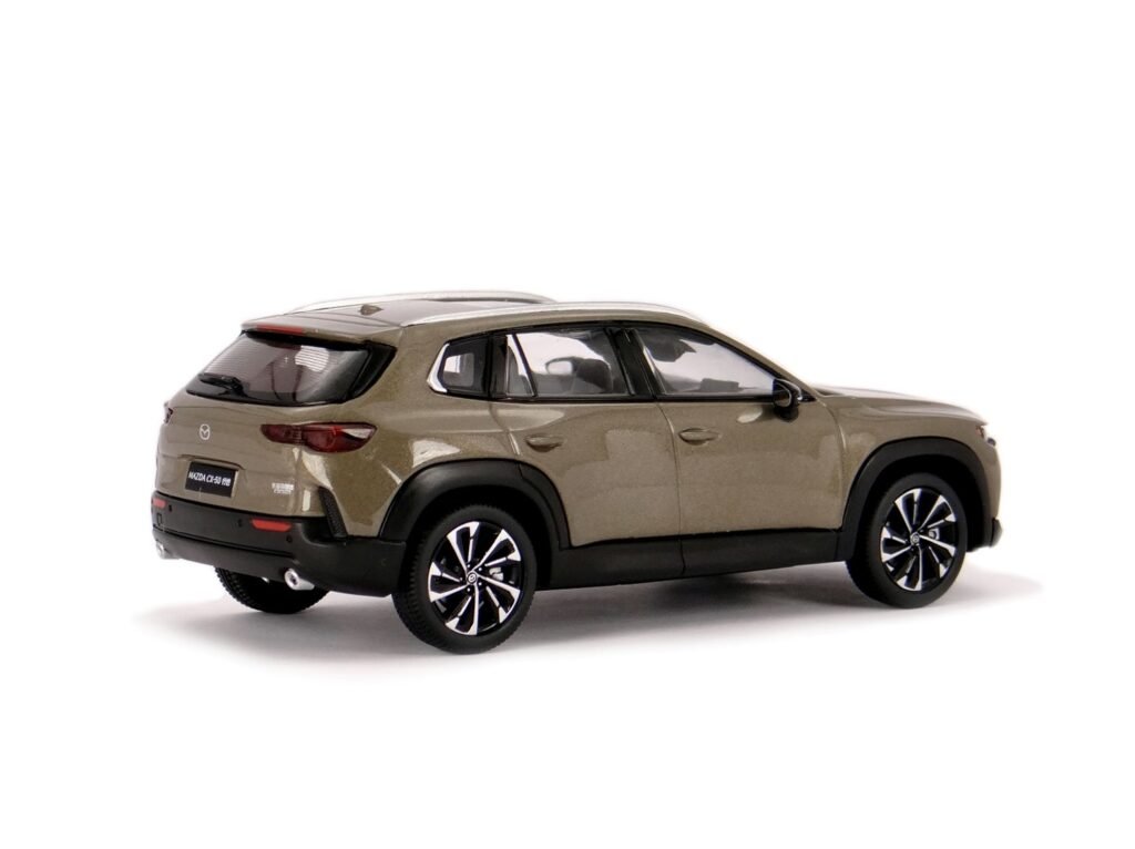 Mazda CX-50 diecast model car in 1/43 scale rear three-quarters view