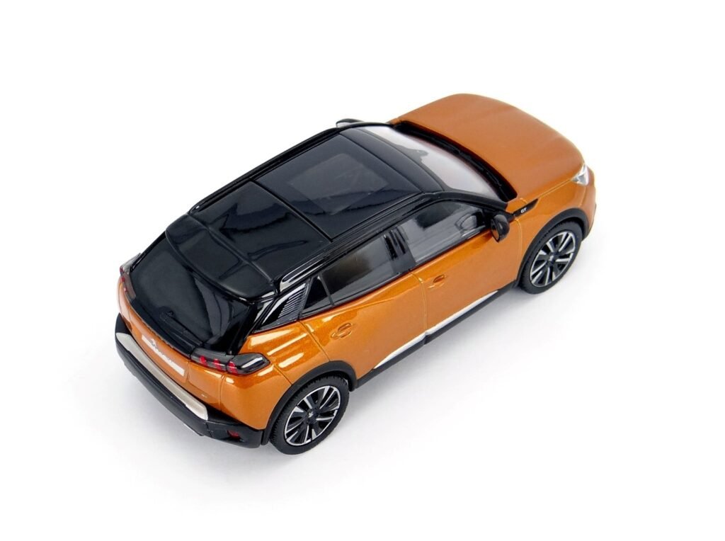 Peugeot 2008 GT 2019 Norev diecast model car in 1/43 view from above