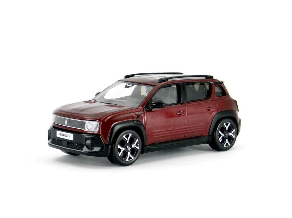 Renault 4 E-Tech 100% Electric Norev, 1/43 scale diecast model car.