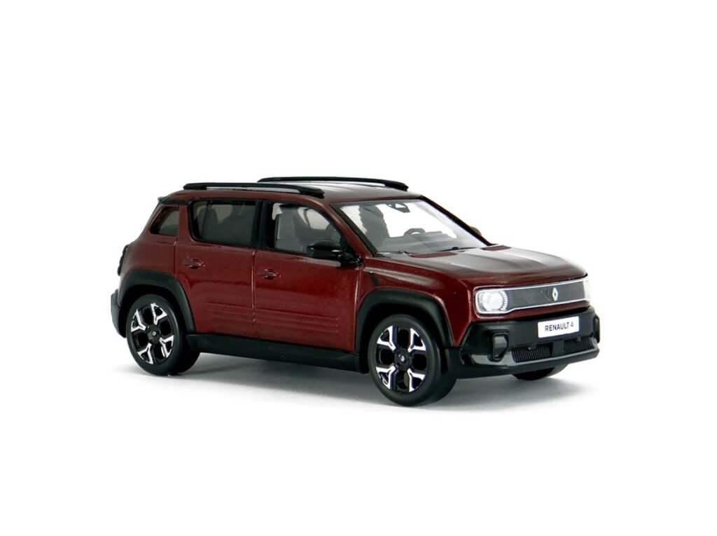 Renault 4 E-Tech 100% Electric Norev, 1/43 scale diecast model car.